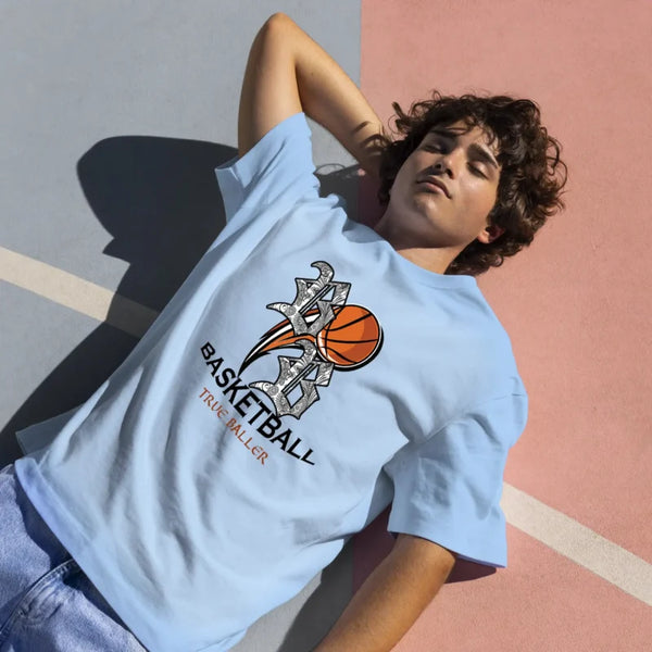 Basketball Oversized Graphic T-shirt For Men
