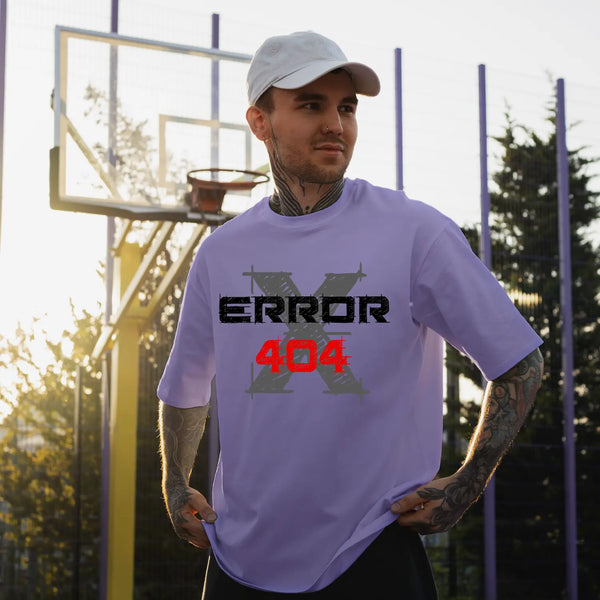 Error 404 Men's Oversized T-shirt