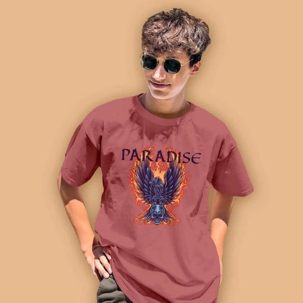 Paradise Graphic Oversized T-shirt For Men