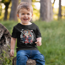 Bear Design Toddlers Half Sleeves T-shirt