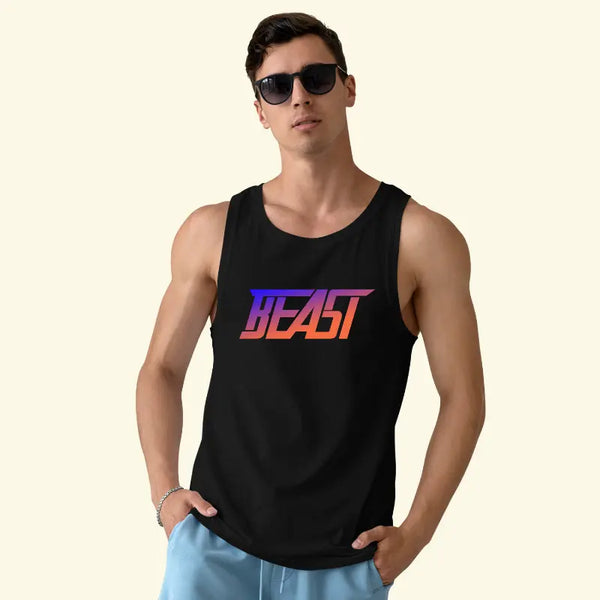 Beast Sleeveless T-shirt For Men