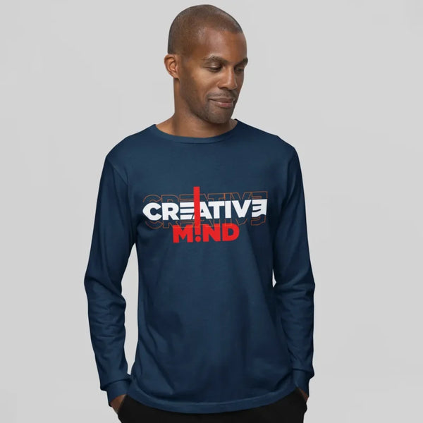 Creative Mind Men's Full Sleeves T-shirt