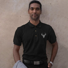Men's Deer Logo Polo Collar T-shirt
