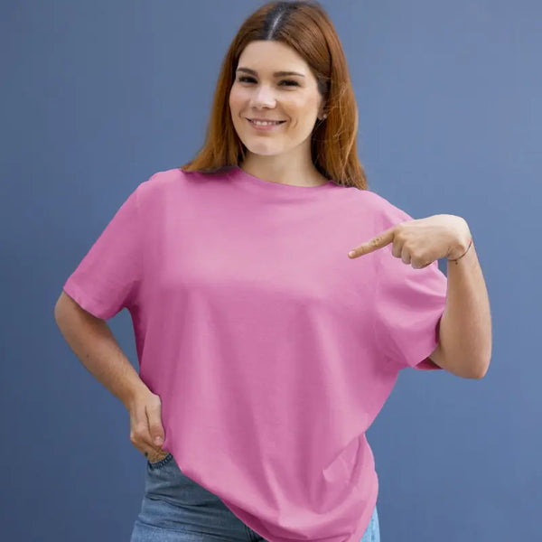 Women's Plain Oversized T-shirt
