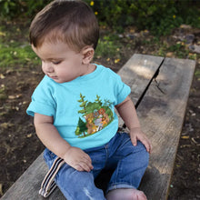 Wild Animal Design Toddlers Half Sleeves T-shirt