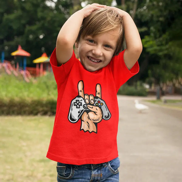 Gaming Graphics Kids Half Sleeves T-shirt for Boys