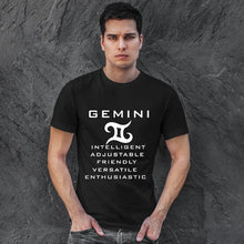Gemini Zodiac Half Sleeve T-Shirt for Men