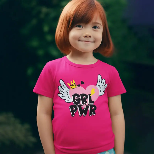 Girl Power Toddler Half Sleeves T-shirt