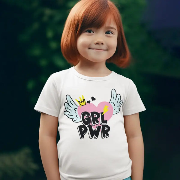 Girl Power Toddler Half Sleeves T-shirt