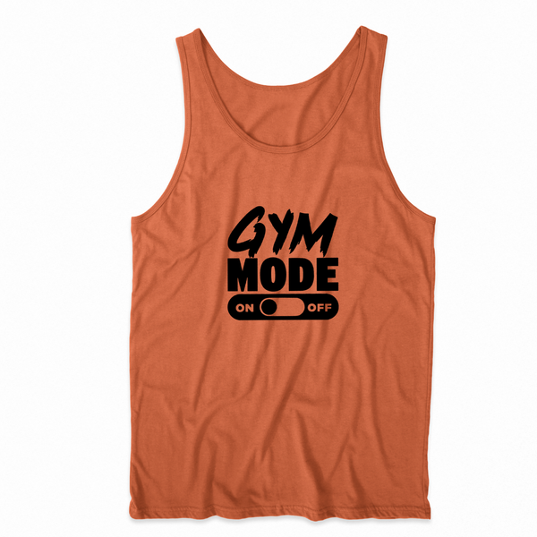 Gym Mode On Sleeveless T-shirt For Men