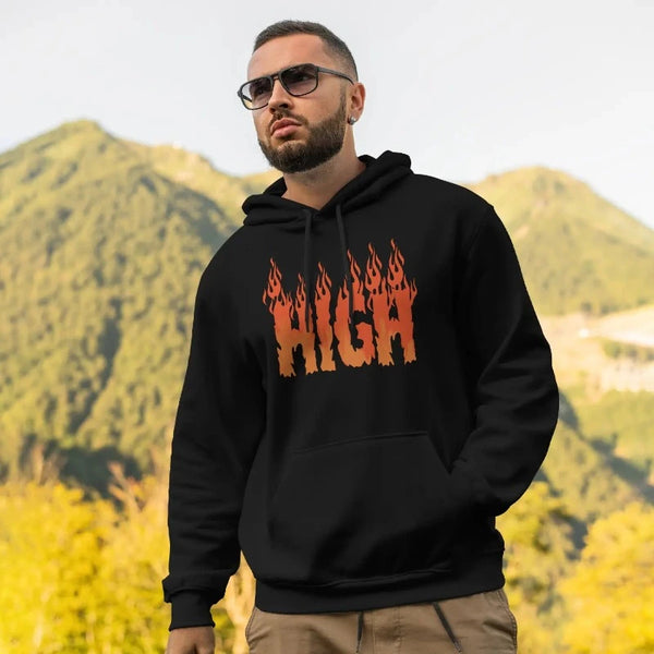 HIGH Graphic Hoodie For Men