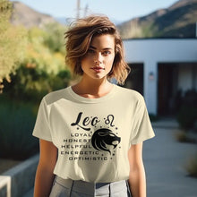 Leo Zodiac Half Sleeve T-shirt for Women