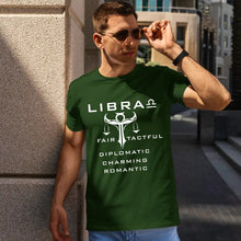 Libra Zodiac Sign Men Half Sleeves T-Shirt