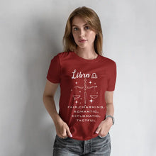 Libra Zodiac Sign Women Half Sleeves T-Shirt