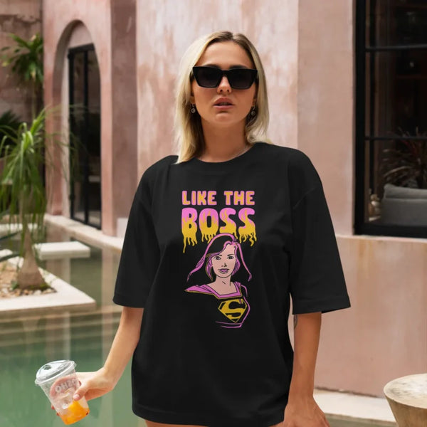 BOSS Graphic Oversized T-shirt For Women