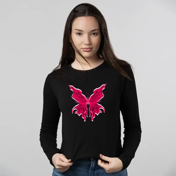 Butterfly Women's Full Sleeves T-Shirt