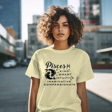 Pisces Half Sleeves T-shirt for Women