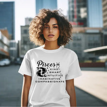 Pisces Half Sleeves T-shirt for Women