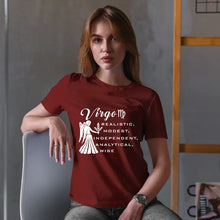 Virgo Zodiac Half Sleeve T-shirt for Women